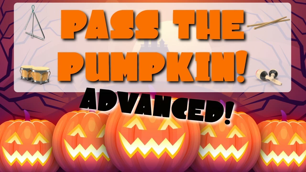 Halloween Music Lesson: Pass the Pumpkin Game [ Level Two]