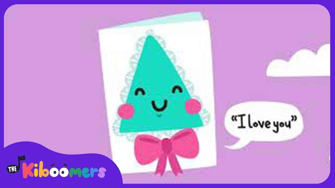 I'm a Little Valentine Song for Kids | The Kiboomers | Valentines Day | Teach Shapes | For Children