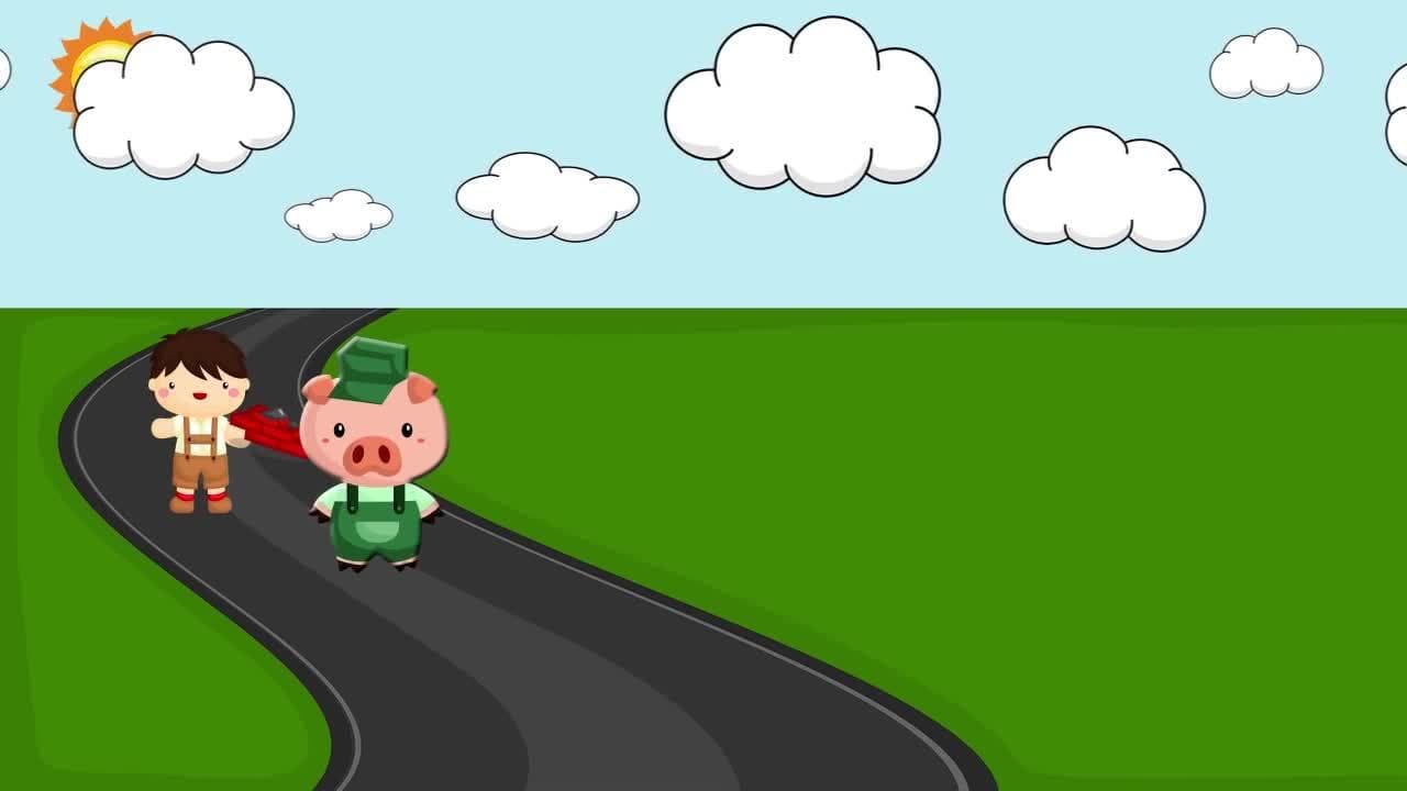 The Three Little Pigs Story for Kids