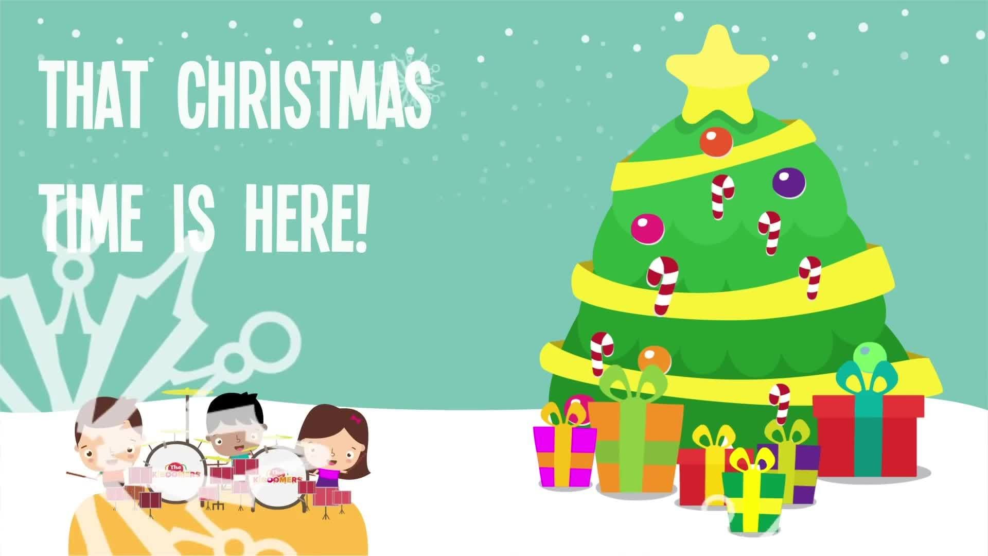 Christmas Time Is Here | Kids Christmas Songs | Lyrics | Preschool Songs