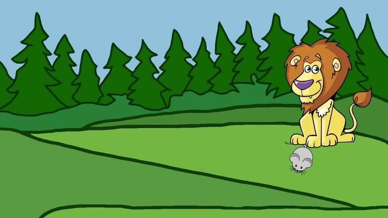 The Lion and the Mouse Story - Aesop's Fable