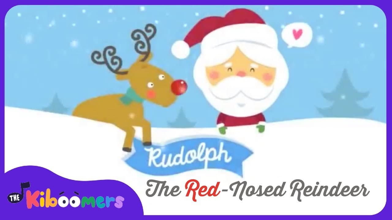 Rudolph The Red Nosed Reindeer | Christmas Songs for Kids | Reindeer Song | The Kiboomers