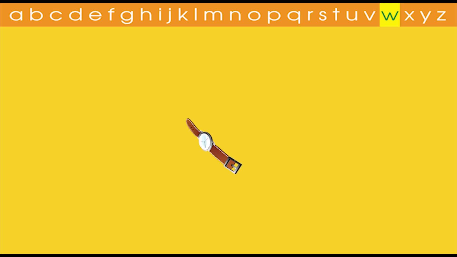 Letter W Song Listen and Repeat