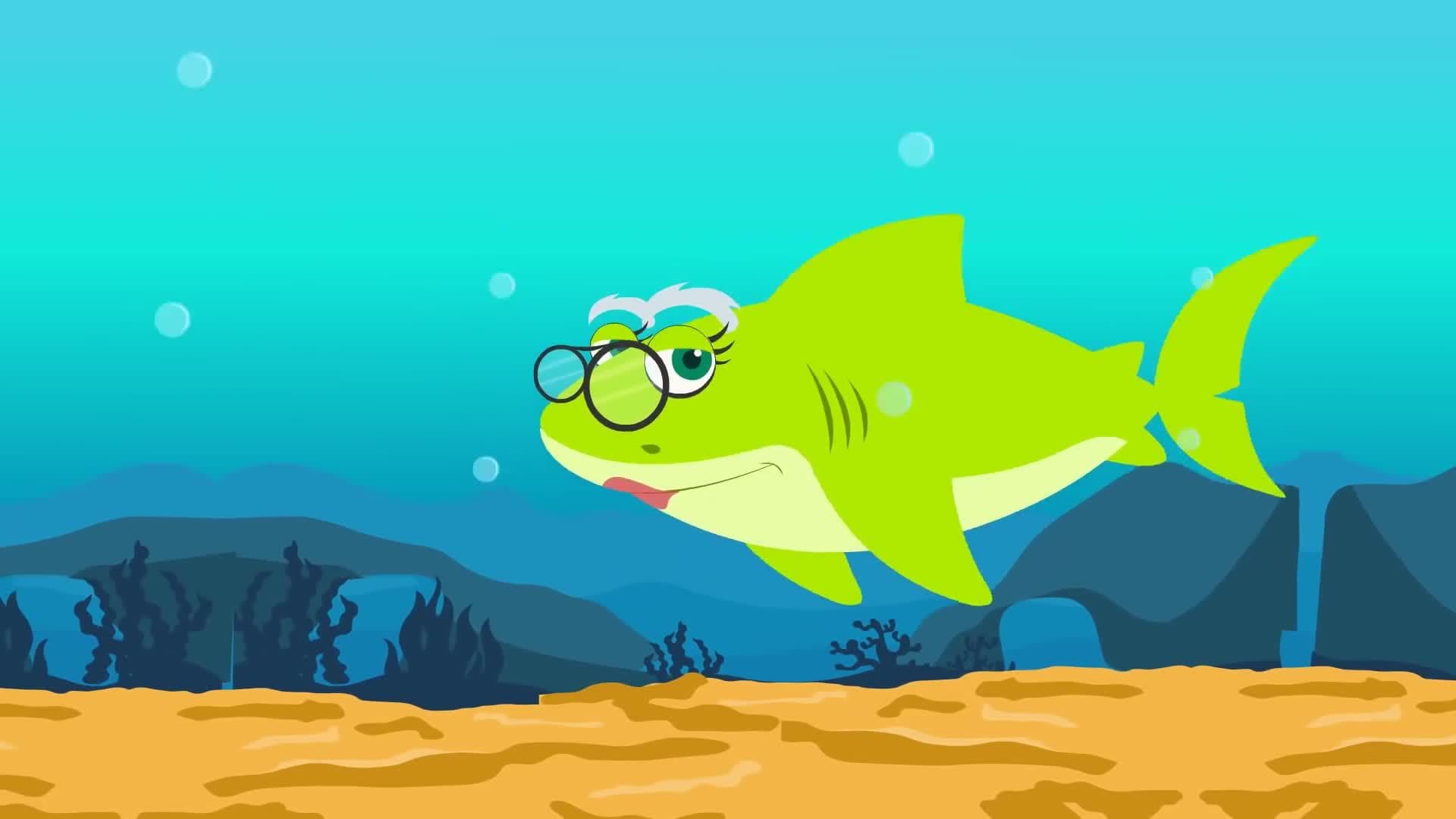 Baby Shark Song - Animal Sounds - Kids Learning Videos