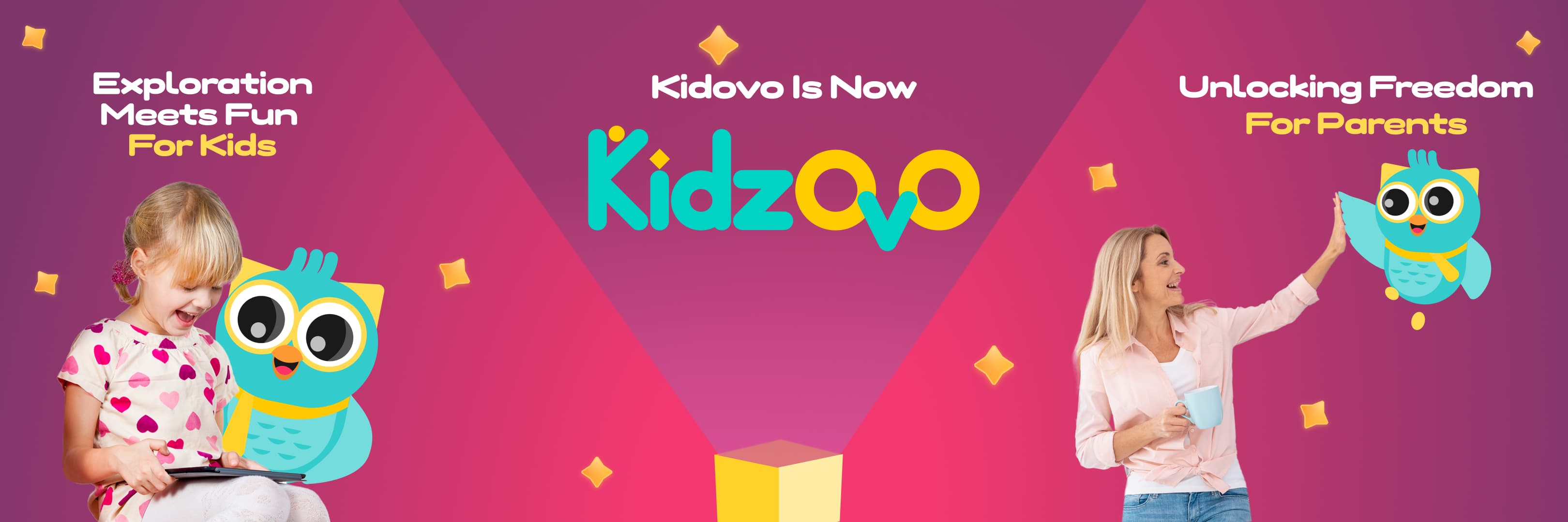 Fun learning platform Kidovo is now Kidzovo