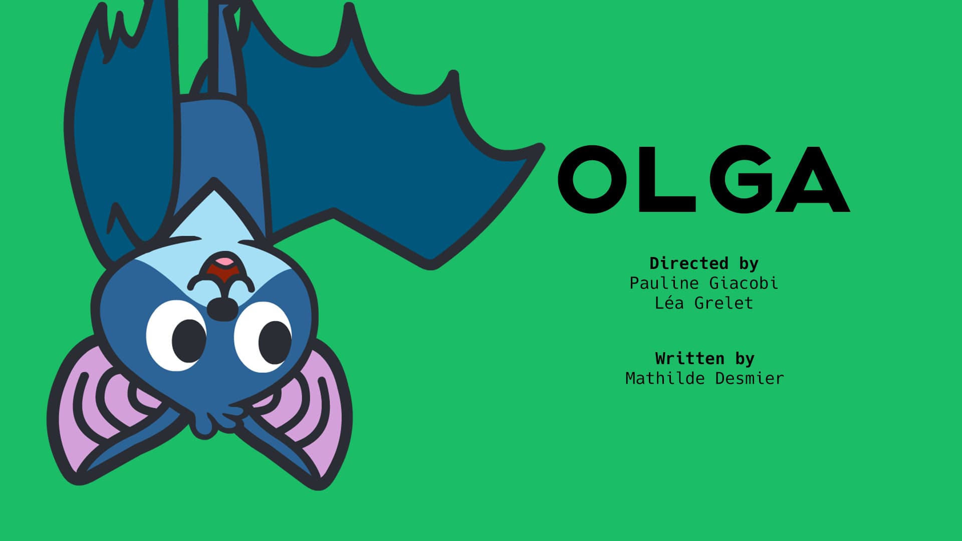 Sing with Olga the cute little bat