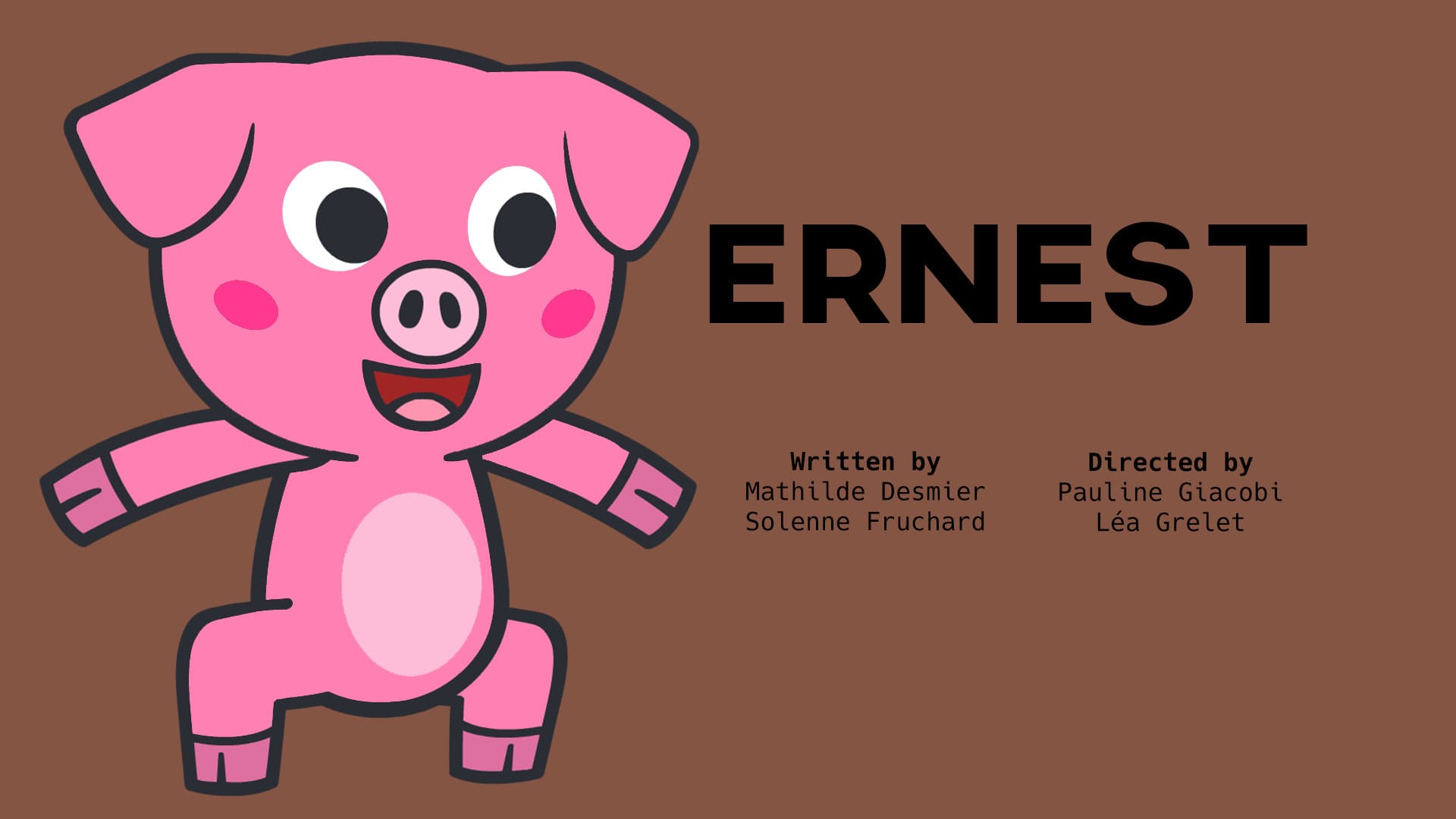 Ernest the pig