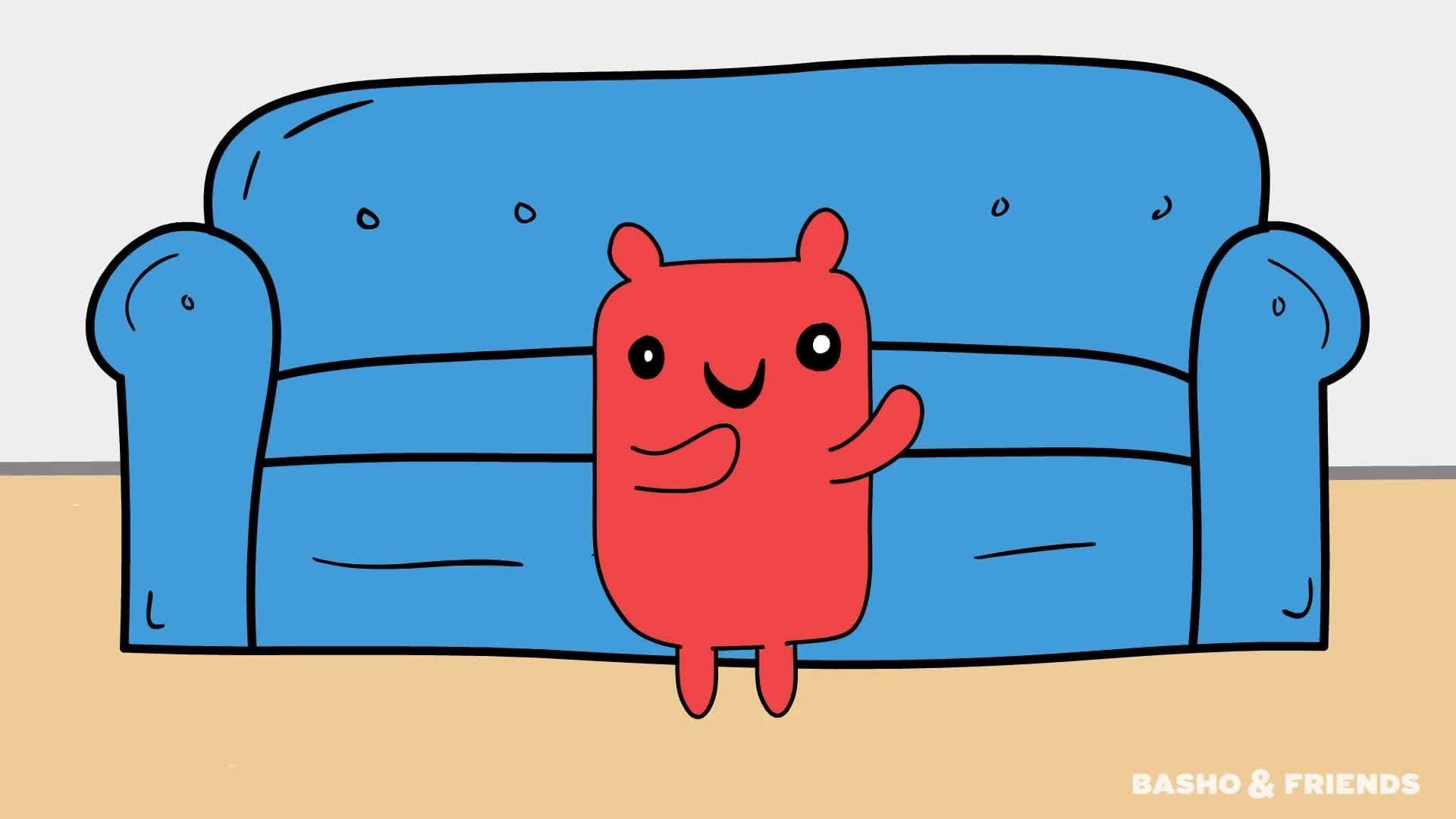 Learn English with BASHO & FRIENDS | Brain Break Movement Song for Kids