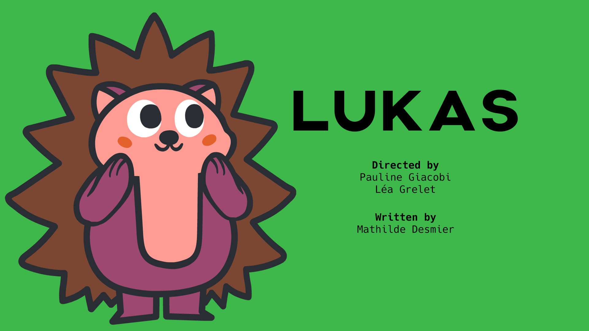 Lukas the hedgehog