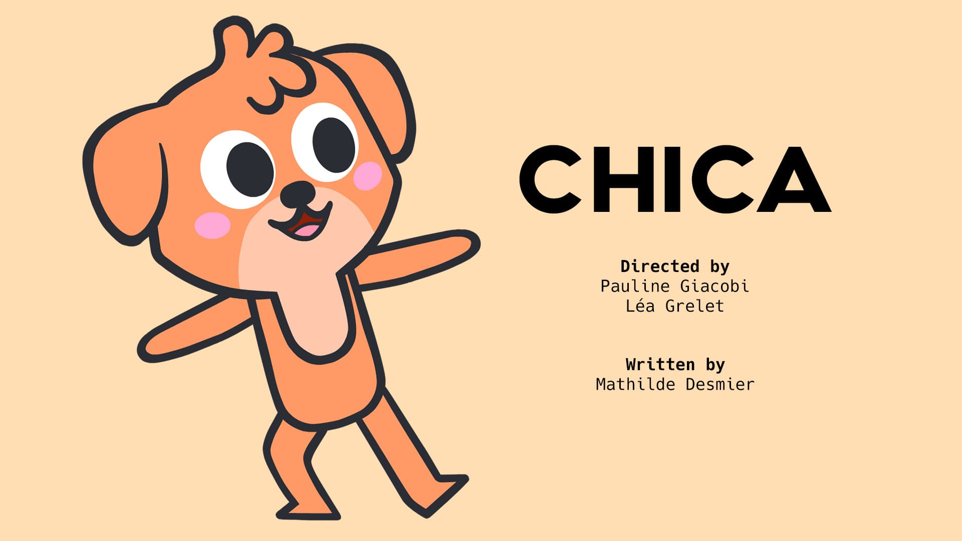 Sing with Chica the super dog