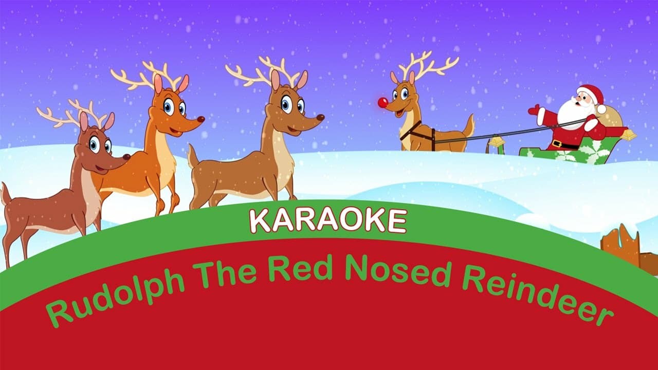 RUDOLPH THE RED NOSED REINDEER | Karaoke For Kids | Nursery Rhymes TV | Sing Along English Songs