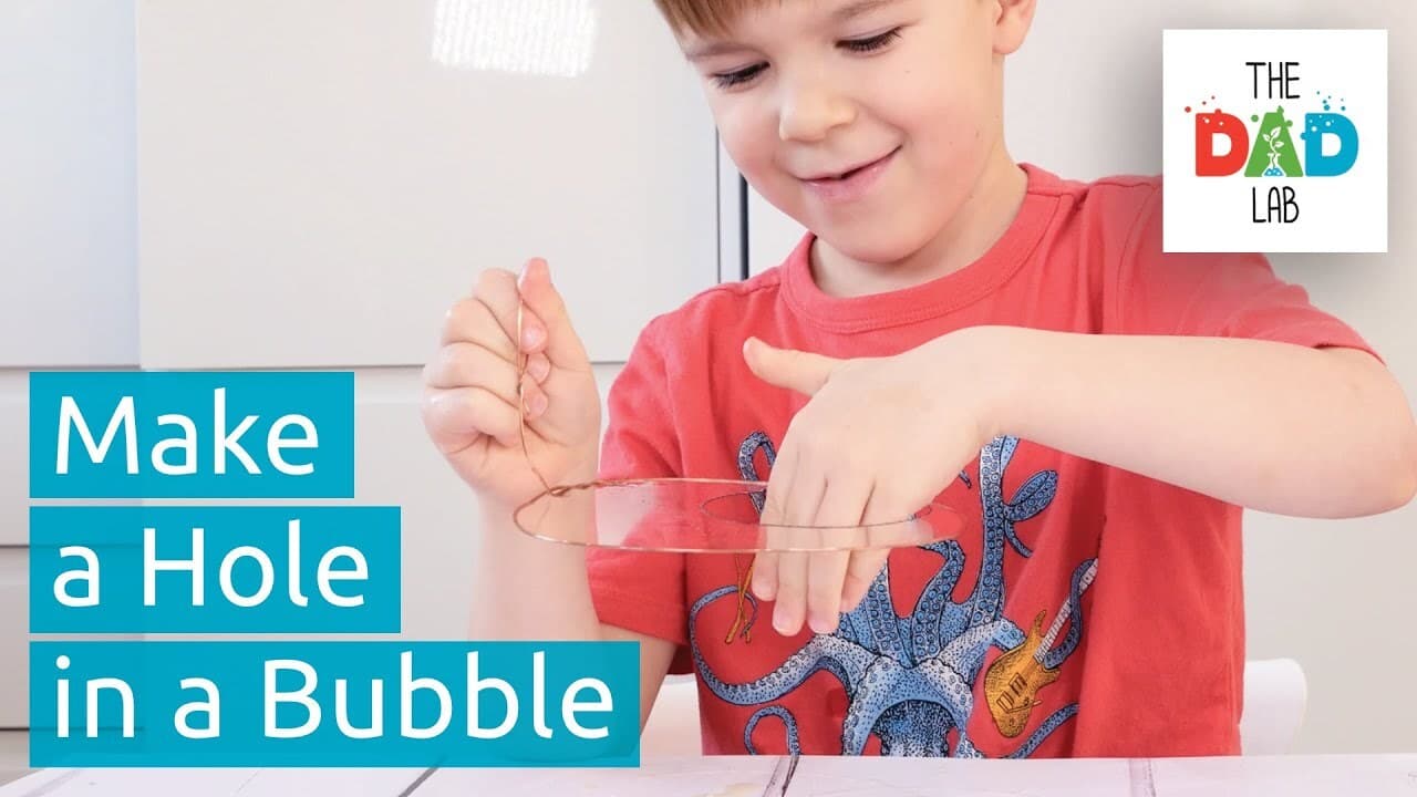 How to Poke a Soap Bubble Without Bursting It
