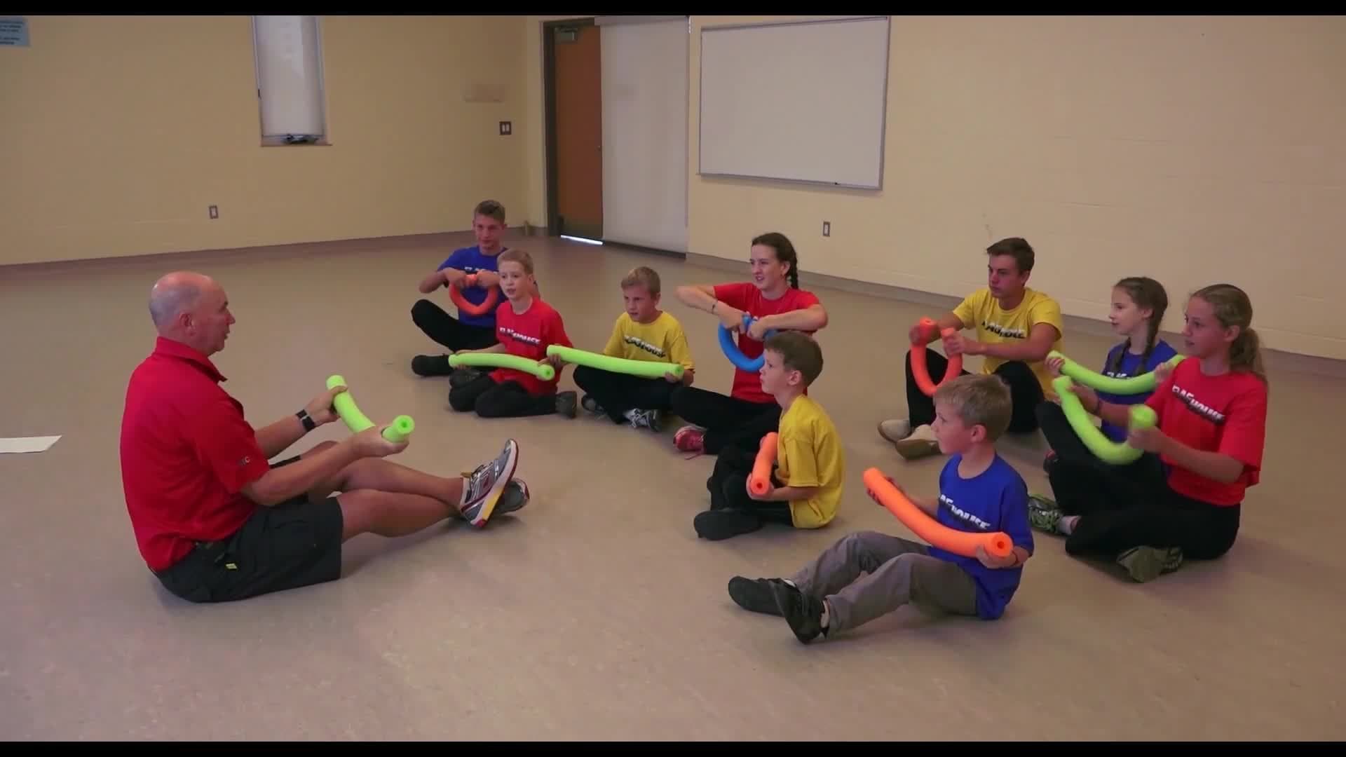 Phys Ed Workout with a Foam Noodle!? (Ep. 14 Noodlecize)