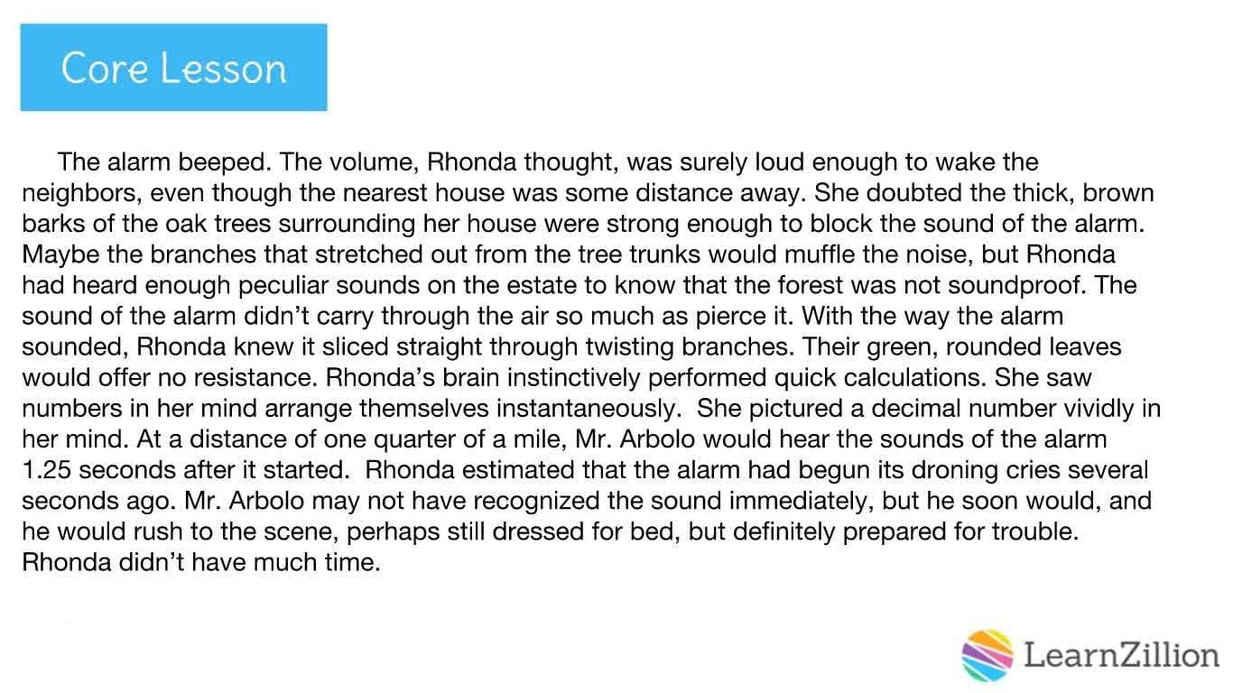 Using Precise Language in Narrative Writing