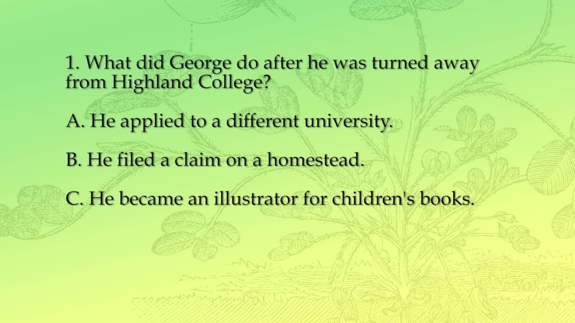 History Kids: George Washington Carver