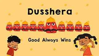Dussehra Celebrations in English