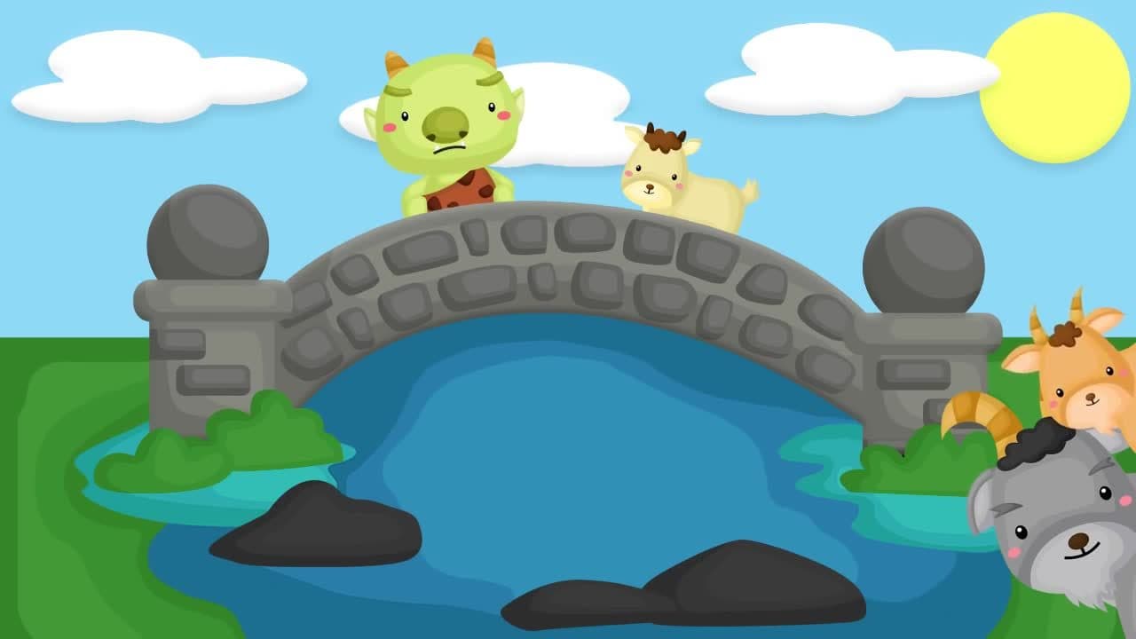 The Three Billy Goats Gruff Story