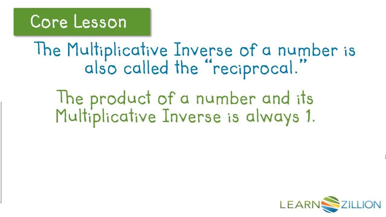 Finding and Using the Multiplicative Inverse