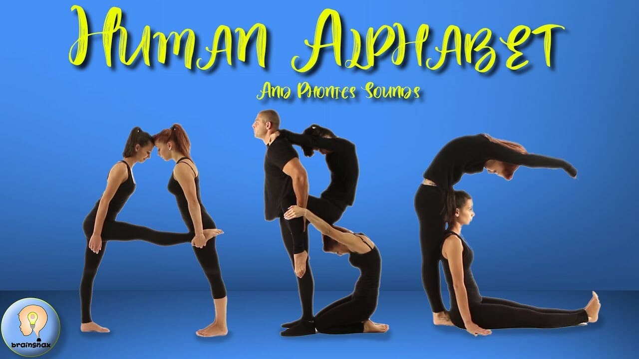 Human Alphabet | Phonics Sounds | Talking Flashcards