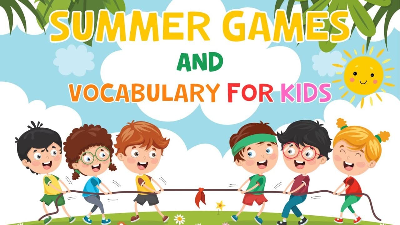 Summer Vocabulary And Games For Kids
