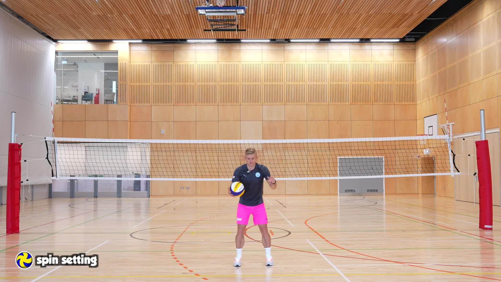 Volleyball - Spin setting
