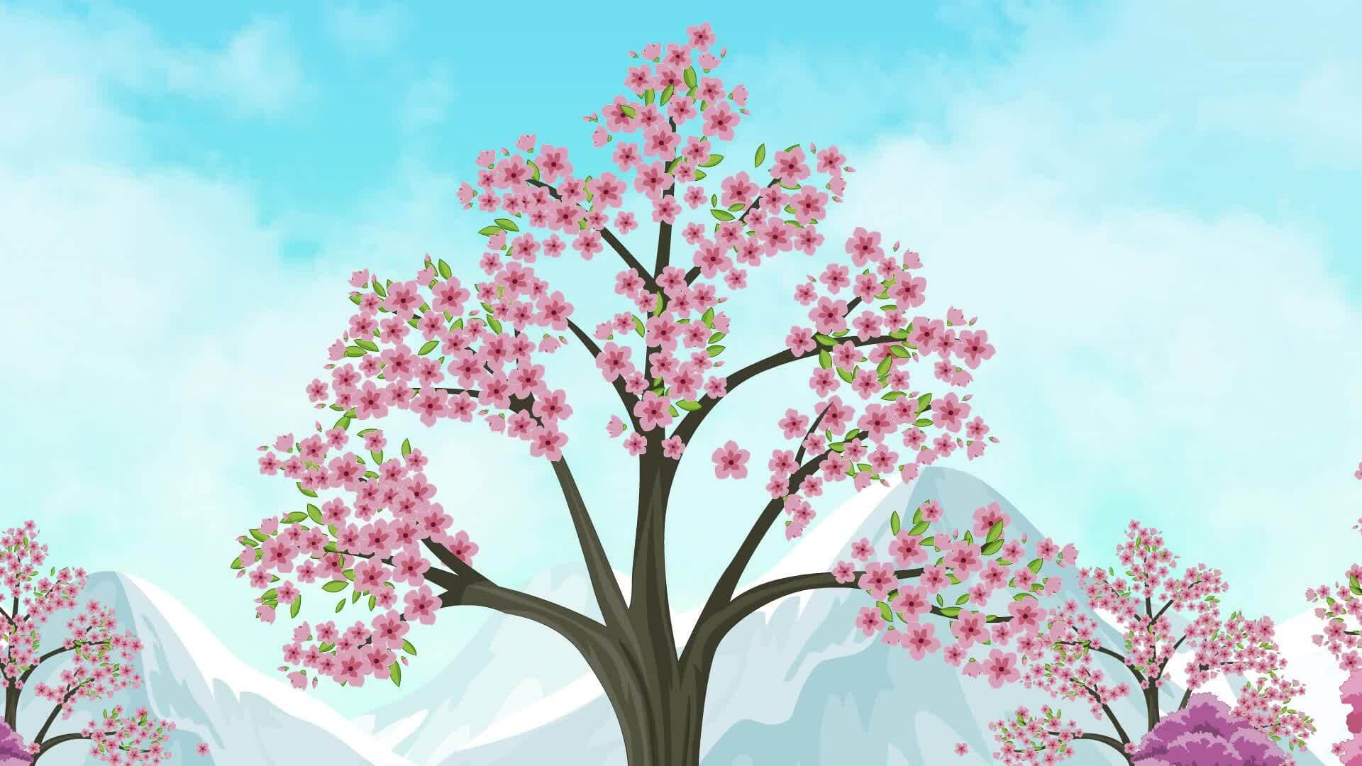 Cherry Blossoms Song for Kids