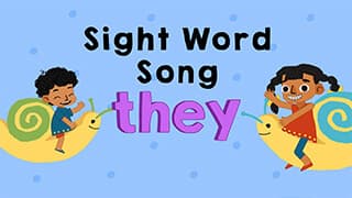 Introduction to sight word - They 