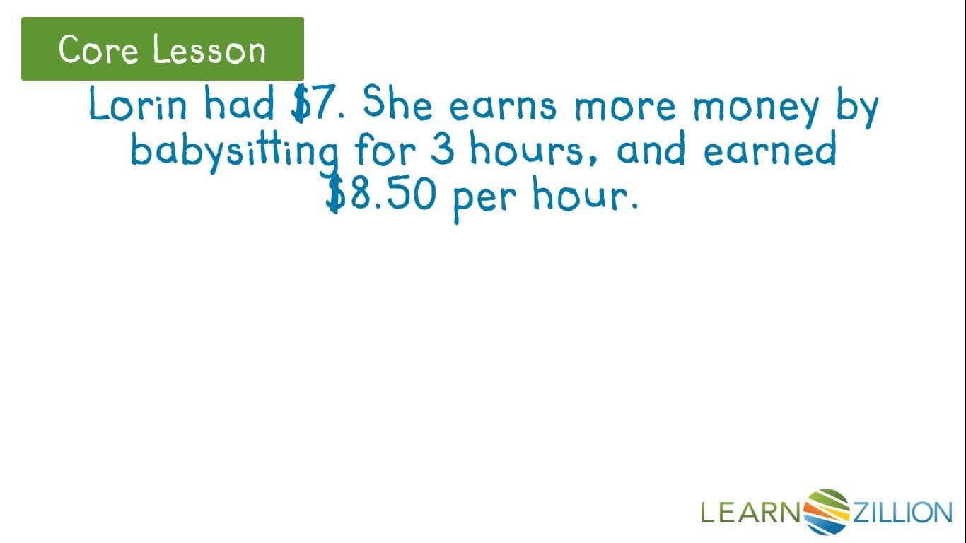 Representing Real-World Situations with Numerical Expressions