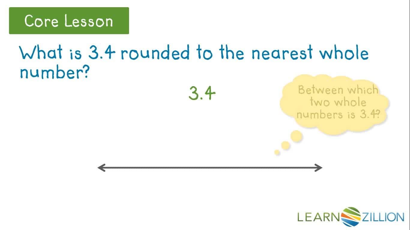 Rounding Decimals to the Nearest Whole Number