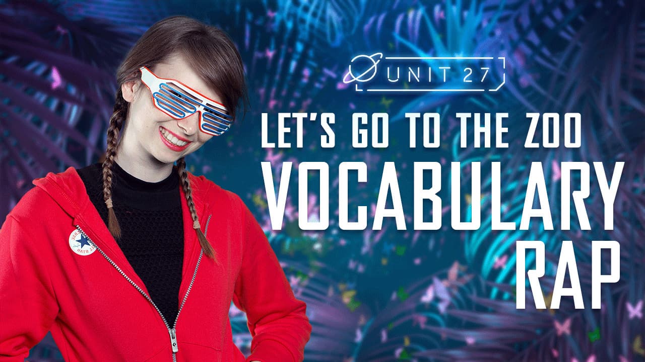 Let's go to the zoo: Part 4 - Vocabulary Rap