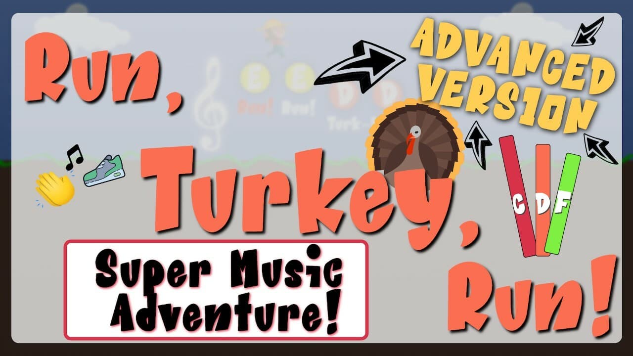 Thanksgiving for Music Class: Boomwhackers, Rhythms & Body Percussion [Advanced Version]