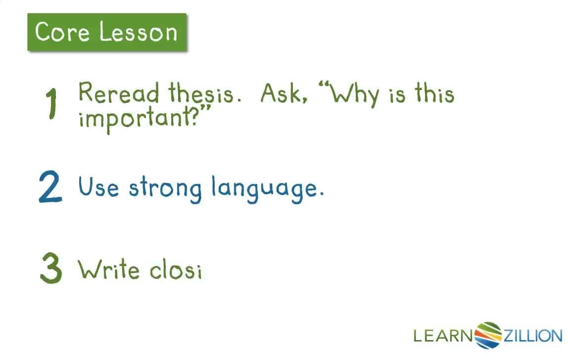 Writing a Memorable Closing Paragraph: Explaining Why Your Opinion Matters