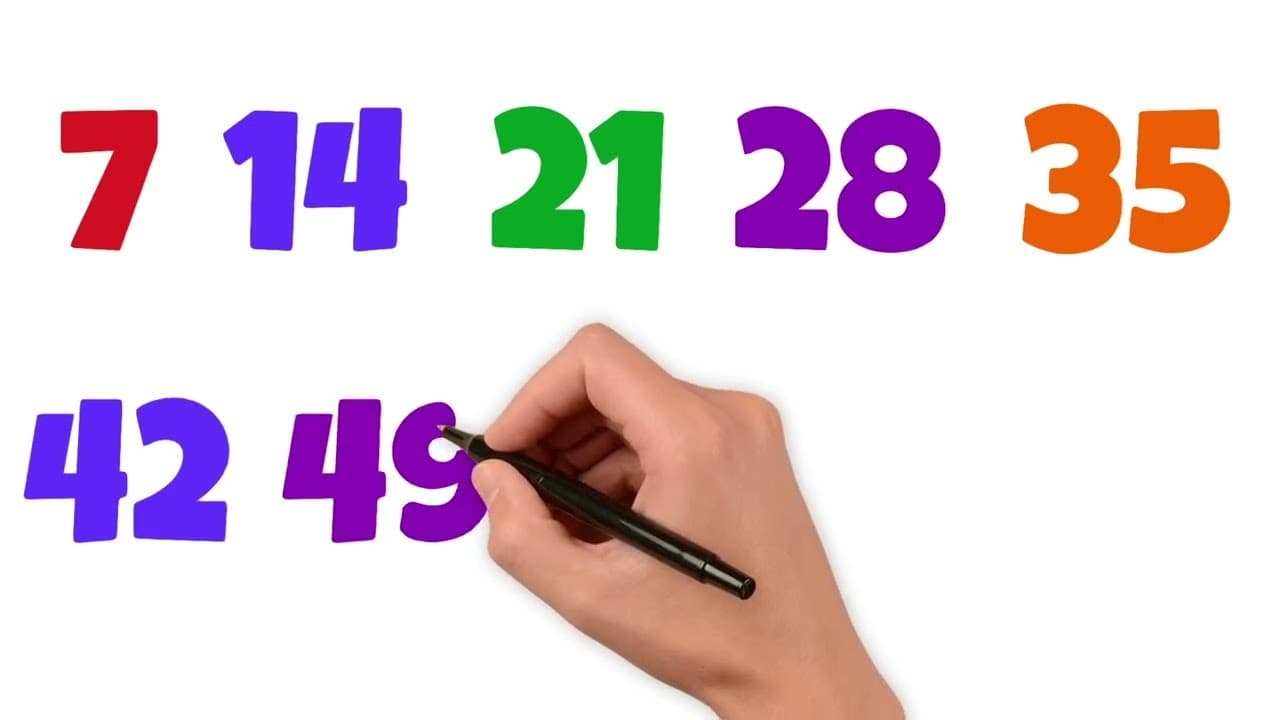 Let's Count Up in 7s