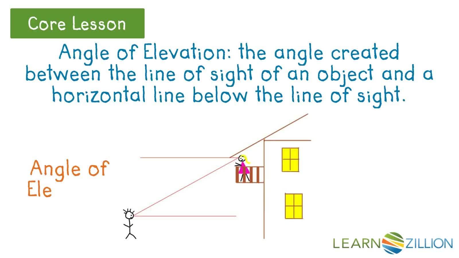Angles of Elevation and Depression: Finding the Height of a Flagpole