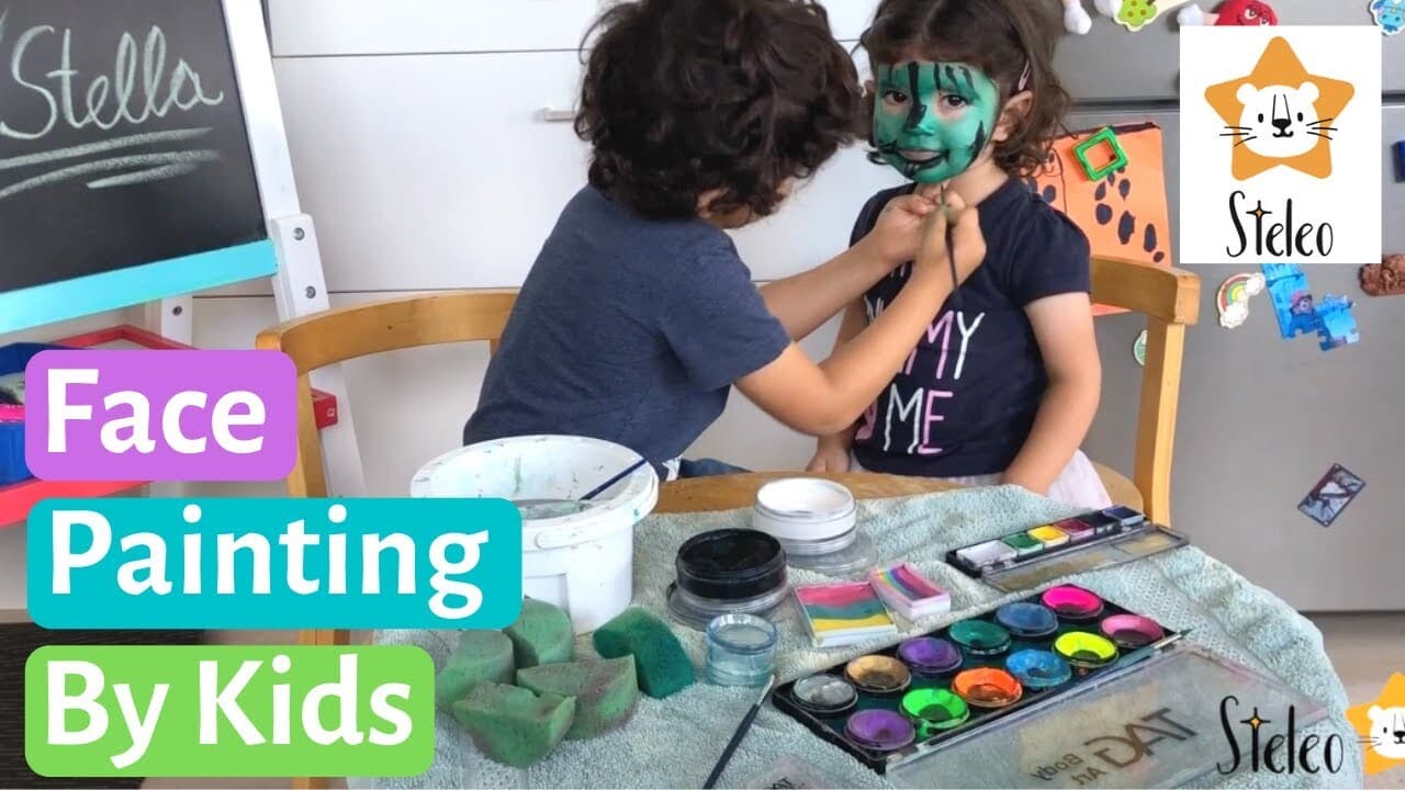 Kids Doing Face Painting