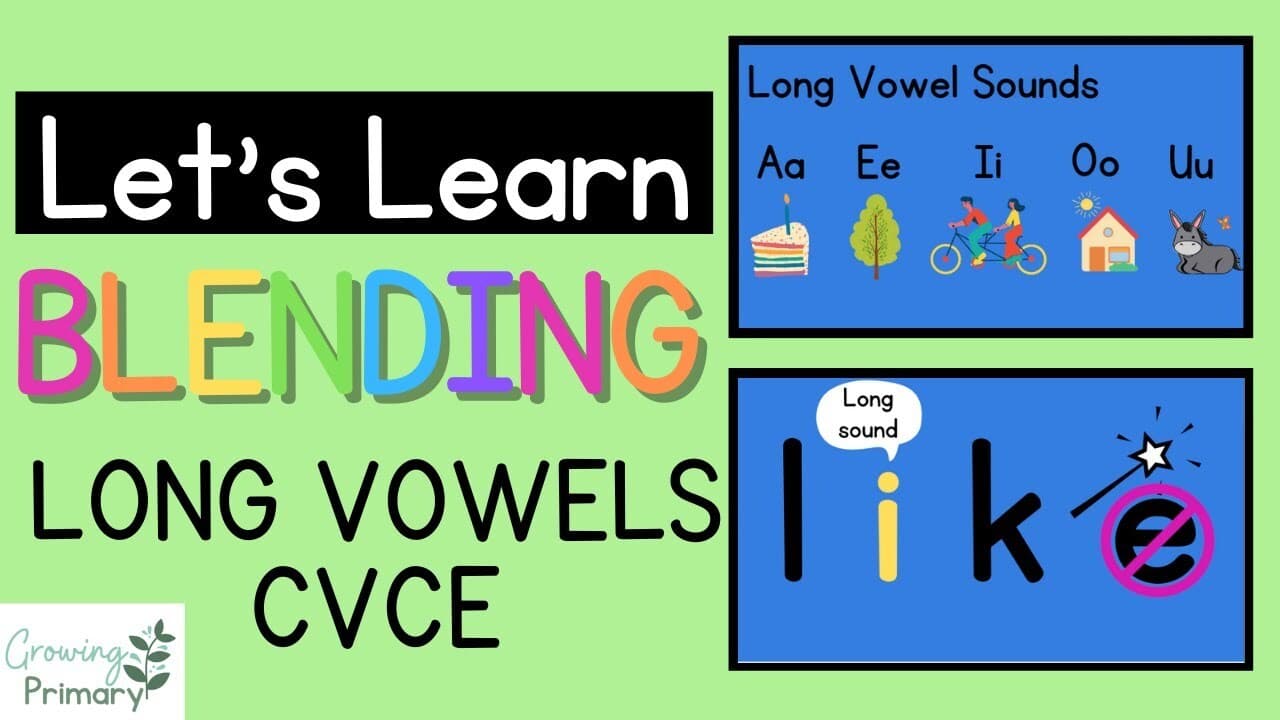 Let's Learn Blending Long Vowel (CVCe) Words