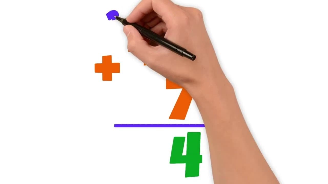 2-Digit plus 1-Digit Addition with Carry: What is 47 plus 7?