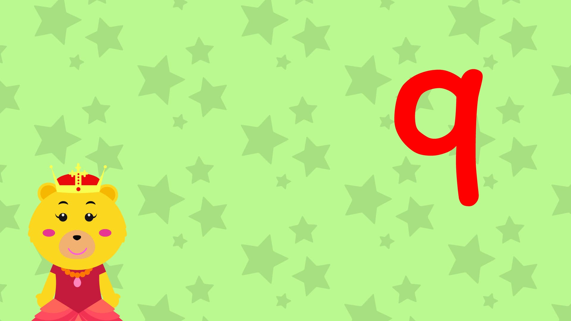 q Is For queen - Lower Case