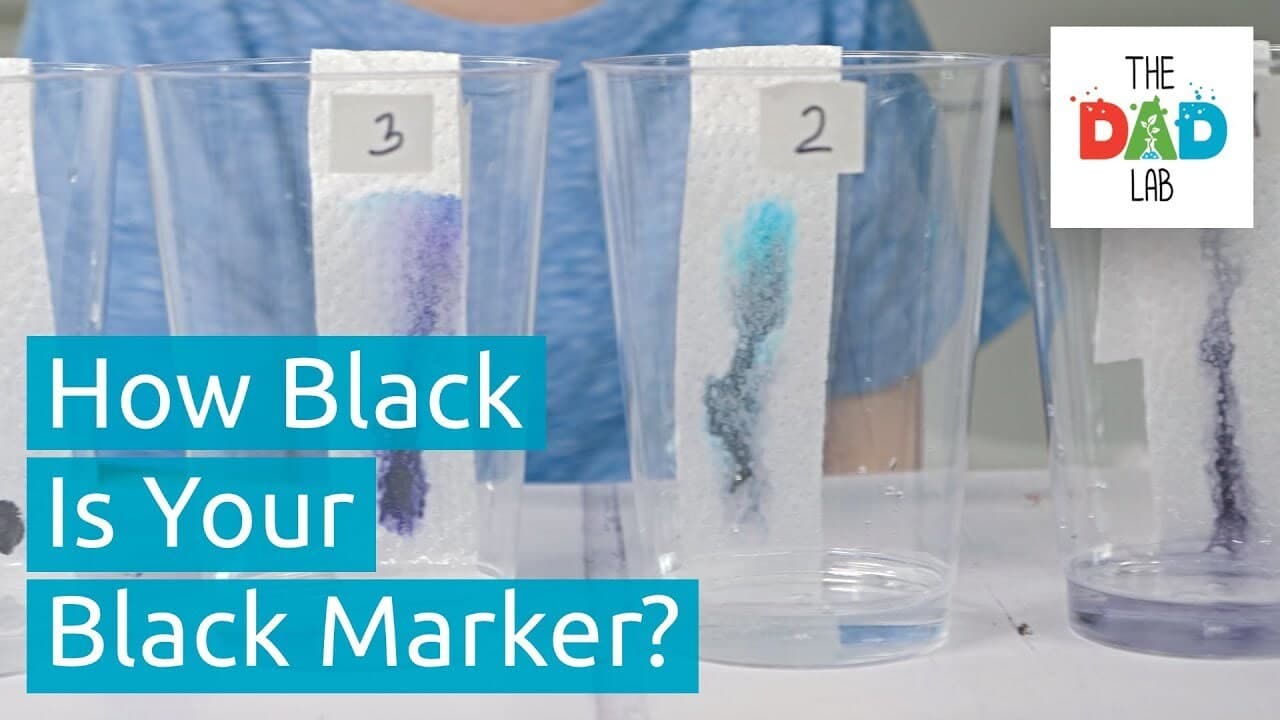 Exploring Black Markers with Chromatography