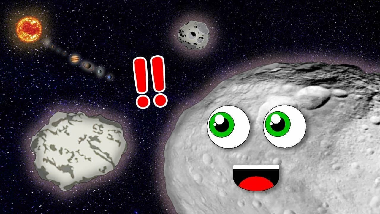 ASTEROID Size Comparison /4 Vesta Asteroid