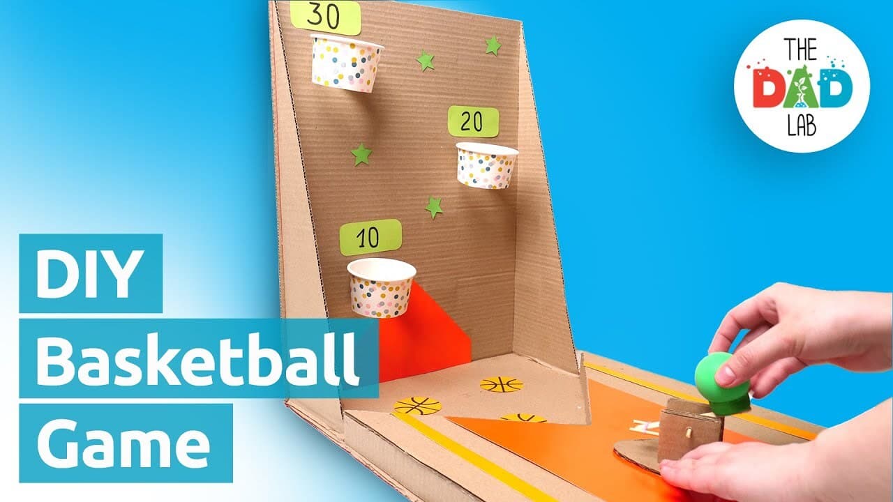 DIY Basketball Cardboard Game