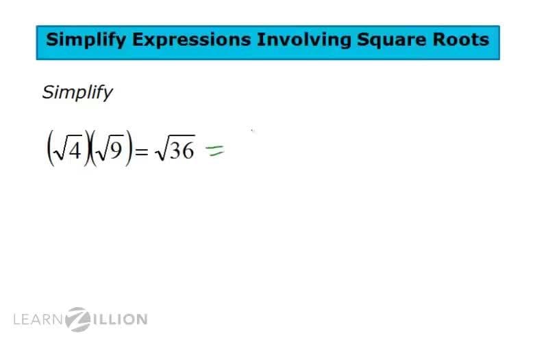 Simplifying Expressions with Square Roots