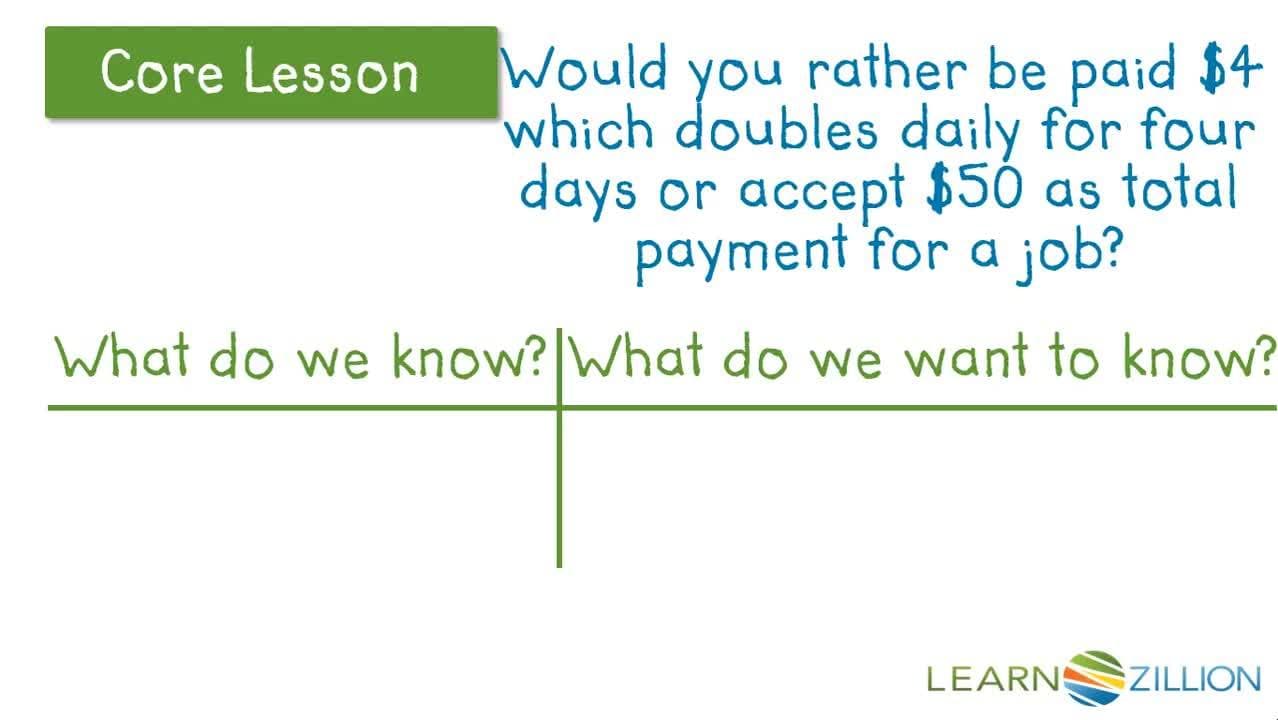 Writing Expressions with Exponents to Solve Problems