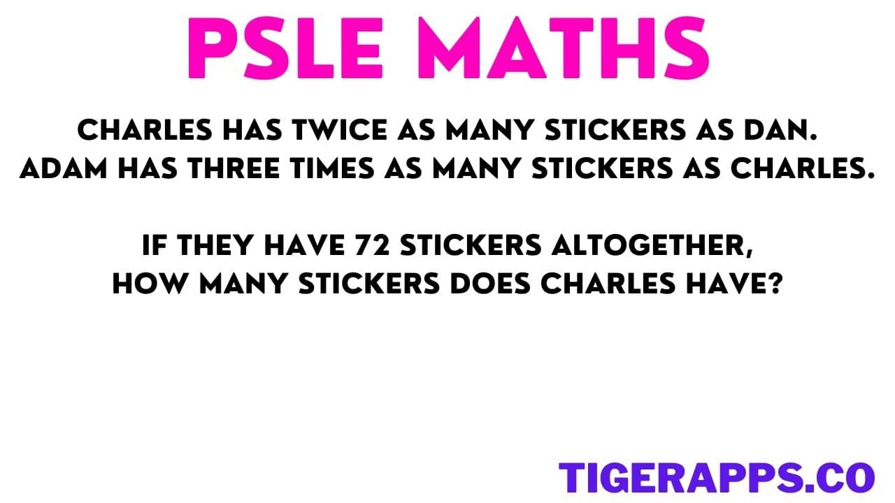 Model Sums the Easy Way (PSLE Maths)