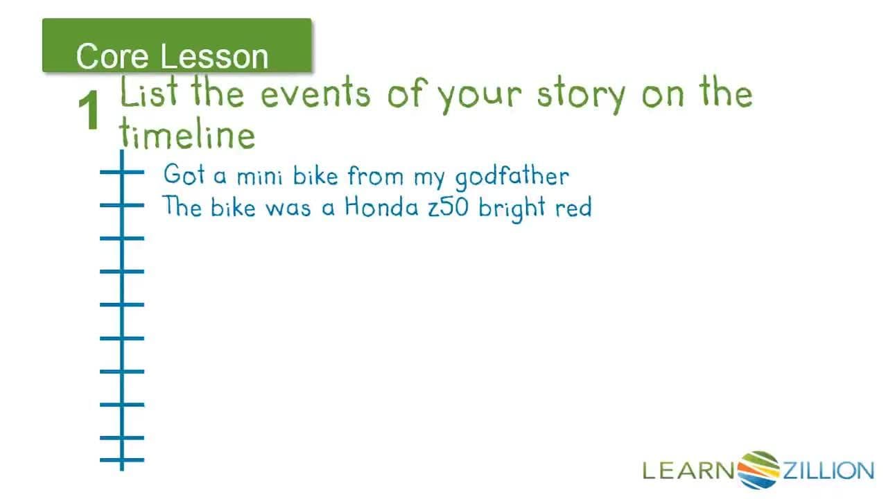 Using a Timeline to Enhance Your Personal Narrative