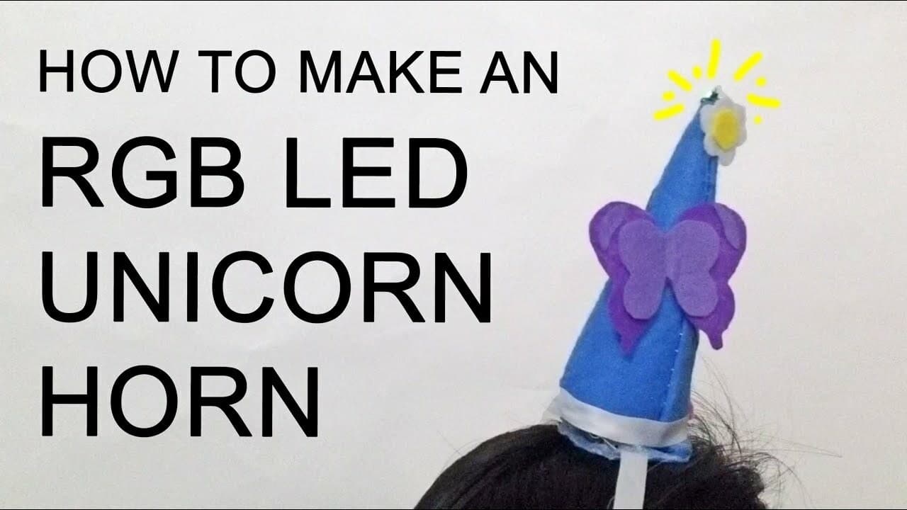 Sewable RGB LED Unicorn Horn