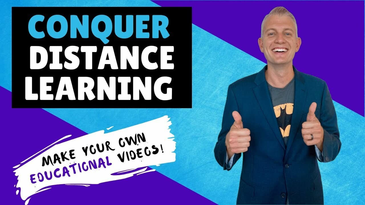 Tired of Zoom? How to Make Engaging Educational YouTube Videos (DISTANCE LEARNING)