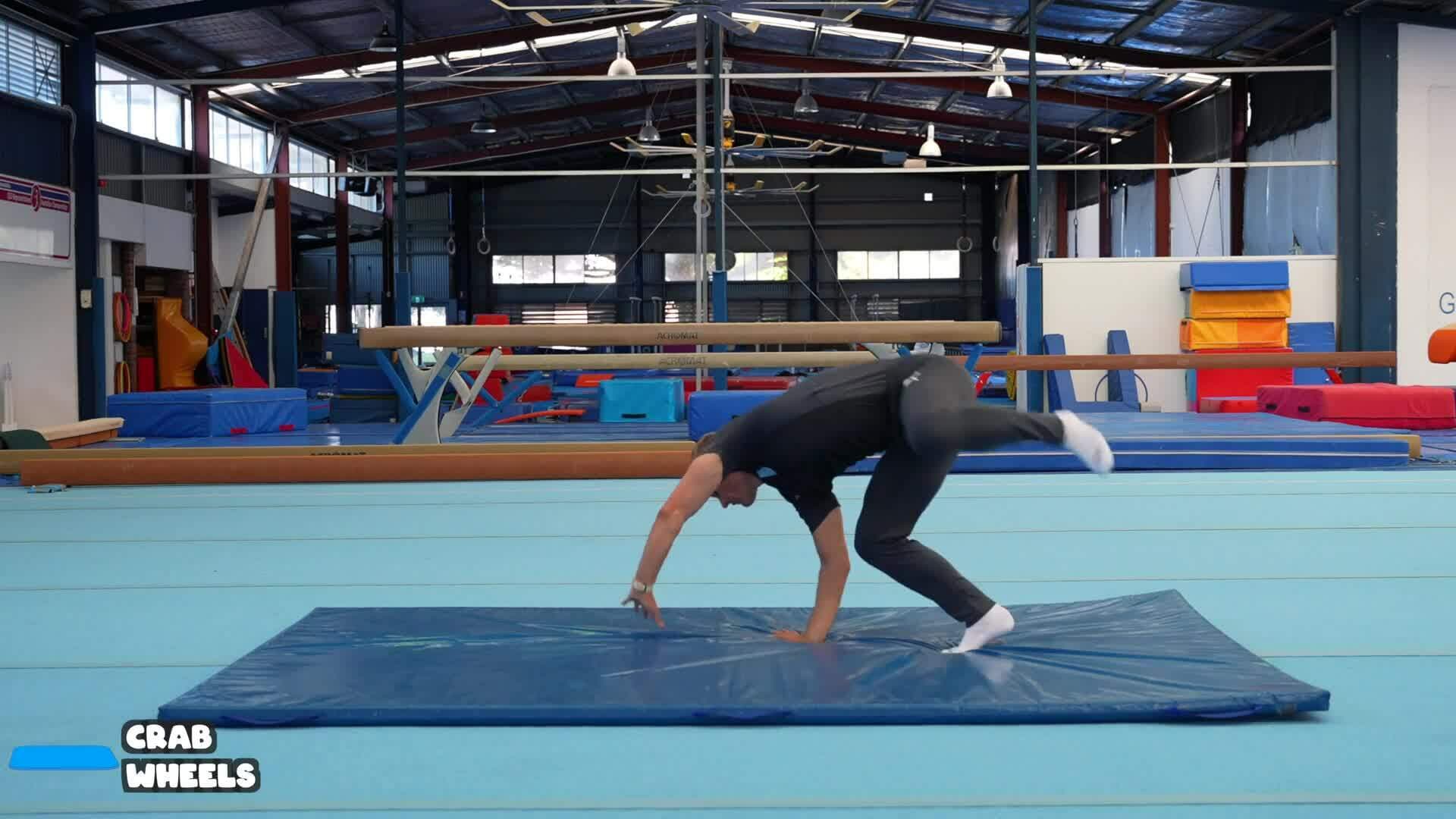 Elementary gymnastics - Floor mats - 4 crab wheels