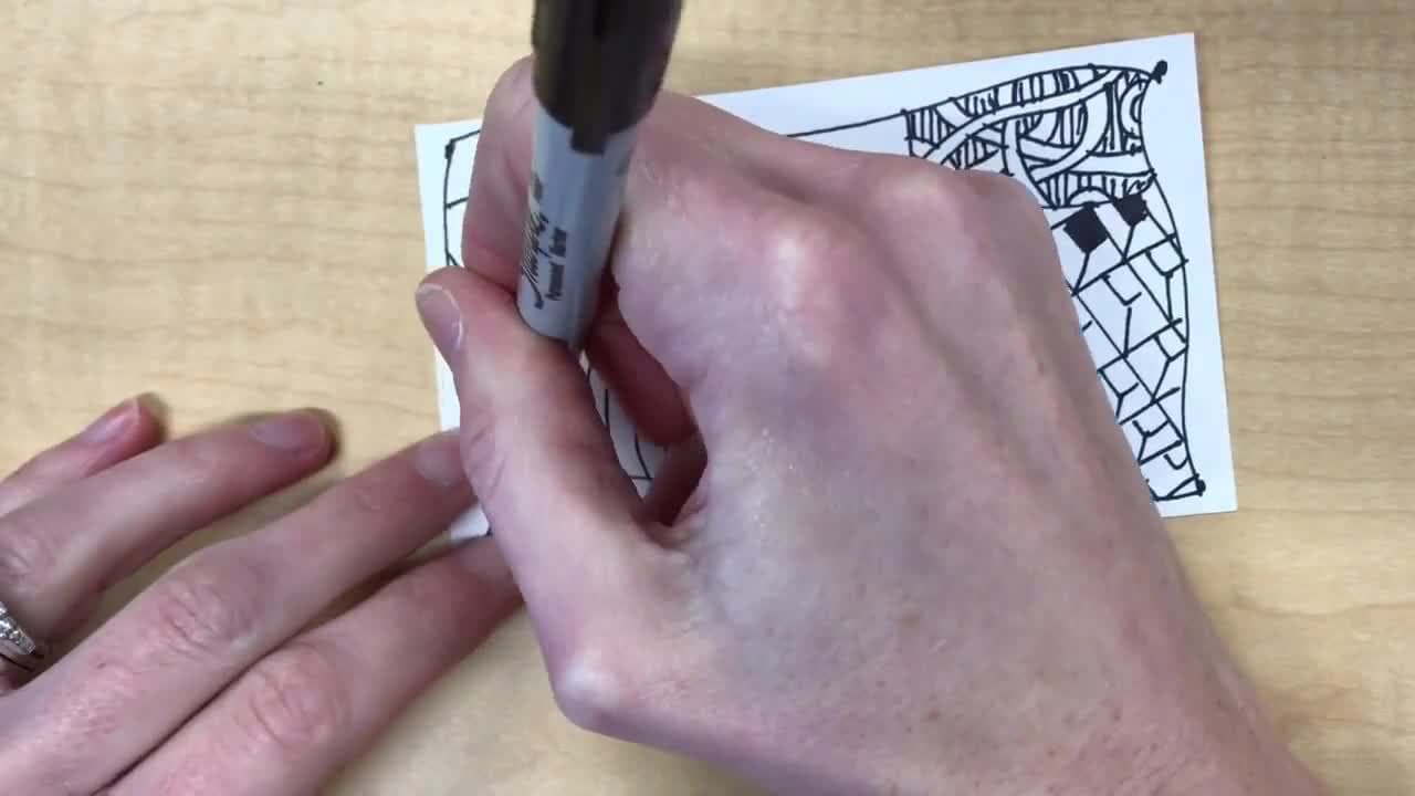 How To Create A Zentangle
