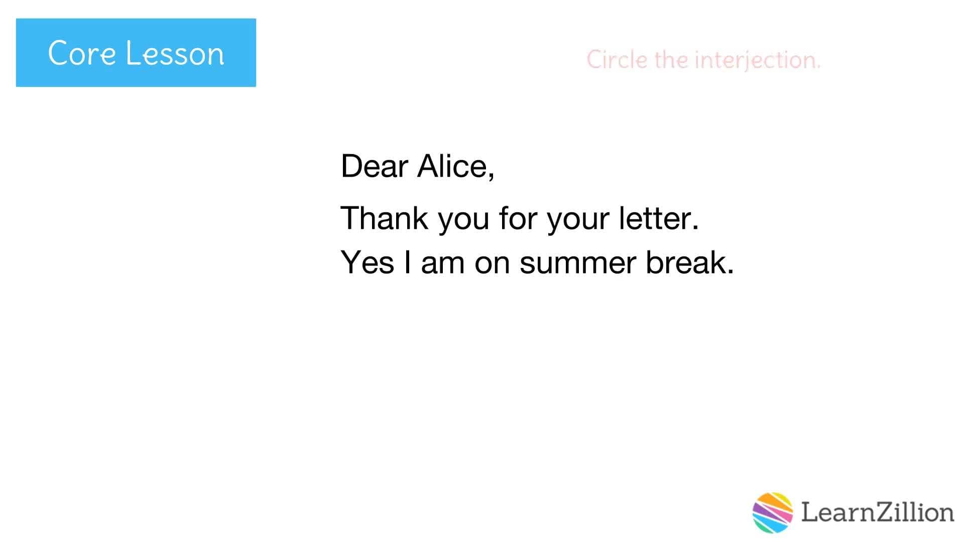 Using Commas with Opening Interjections